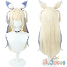 画像1: VTuber　Fuwawa Abyssgard(フワワ・アビスガード)　コスプレウィッグ　バーチャルYouTuber　コスプレ鬘　JUJUcosplay (1)