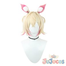 画像2: VTuber　Mococo Abyssgard(モココ・アビスガード)　コスプレウィッグ　バーチャルYouTuber　コスプレ鬘　JUJUcosplay (2)