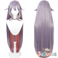 画像1: VTuber　古石ビジュー　初期2D　コスプレウィッグ　バーチャルYouTuber　コスプレ鬘　JUJUcosplay (1)