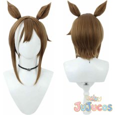 画像1: シュヴァルグラン　コスプレウィッグ　ウマ娘プリティーダービー　コスプレ鬘　JUJUcosplay (1)