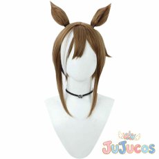 画像2: シュヴァルグラン　コスプレウィッグ　ウマ娘プリティーダービー　コスプレ鬘　JUJUcosplay (2)