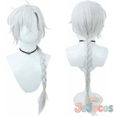 画像1: VTuber　葛葉（くずは）　チャイナ服　コスプレウィッグ　バーチャルYouTuber　コスプレ鬘　JUJUcosplay (1)