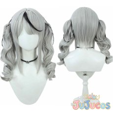 画像1: VTuber　沙花叉クロヱ　地雷系衣装　コスプレウィッグ　バーチャルYouTuber　コスプレ鬘　JUJUcosplay (1)