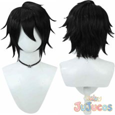 画像1: L　コスプレウィッグ　デスノート（DEATH NOTE）　コスプレ鬘　JUJUcosplay (1)