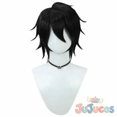 画像2: L　コスプレウィッグ　デスノート（DEATH NOTE）　コスプレ鬘　JUJUcosplay (2)