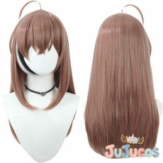 画像1: Vtuber　七詩ムメイ　カジュアル衣装　コスプレウィッグ　バーチャルYouTuber　コスプレ鬘　JUJUcosplay (1)