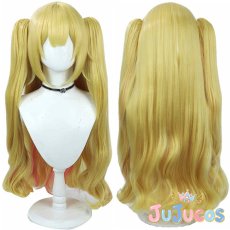 画像1: VTuber　星川サラ　白軍服　コスプレウィッグ　バーチャルYouTuber　コスプレ鬘　JUJUcosplay (1)