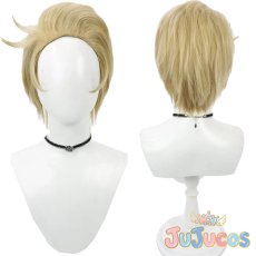 画像1: ルシファー（Lucifer Morningstar）　コスプレウィッグ　ハズビンホテル（Hazbin Hotel）　コスプレ鬘　JUJUcosplay (1)