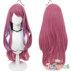 画像1: Vtuber　倉持めると　制服　コスプレウィッグ　バーチャルYouTuber　コスプレ鬘　JUJUcosplay (1)