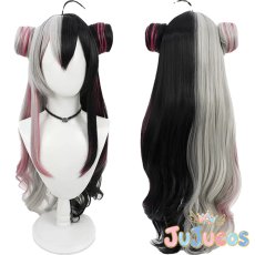 画像1: VTuber　夜見れな　遊園地デート　コスプレウィッグ　バーチャルYouTuber　コスプレ鬘　JUJUcosplay (1)