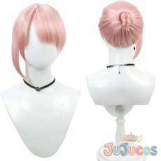 画像1: [優しさに励まされて]　暁山瑞希　和風ロリータファッション　コスプレウィッグ　プロジェクトセカイ カラフルステージ！ feat. 初音ミク　コスプレ鬘　JUJUcosplay (1)