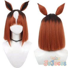 画像1: トランセンド　勝負服　コスプレウィッグ　ウマ娘プリティーダービー　コスプレ鬘　JUJUcosplay (1)