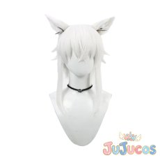 画像2: VTuber　白上フブキ　ベリーショート　コスプレウィッグ　バーチャルYouTuber　コスプレ鬘　JUJUcosplay (2)