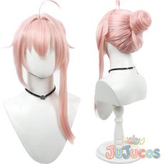 画像1: 柚鳥ナツ（バンド）　コスプレウィッグ　ブルーアーカイブ　コスプレ鬘　JUJUcosplay (1)