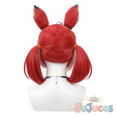 画像3: VTuber　赤見かるび　コスプレウィッグ　バーチャルYouTuber　コスプレ鬘　JUJUcosplay (3)