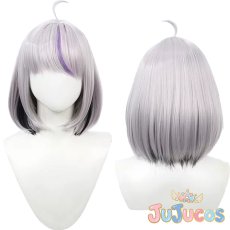 画像1: Vtuber　La+ Darknesss(ラプラス・ダークネス)　地雷系　コスプレウィッグ　バーチャルYouTuber　コスプレ鬘　JUJUcosplay (1)