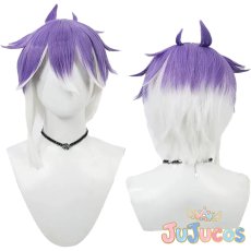 画像1: 源清麿　コスプレウィッグ　刀剣乱舞　コスプレ鬘　JUJUcosplay (1)