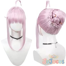 画像1: 不知火カヤ　コスプレウィッグ　ブルーアーカイブ　コスプレ鬘　JUJUcosplay (1)