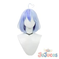 画像2: Vtuber　雪花ラミィ　パジャマ　短髪　コスプレウィッグ　バーチャルYouTuber　コスプレ鬘　JUJUcosplay (2)