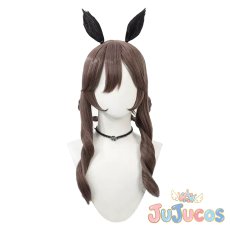 画像2: ジェンティルドンナ　コスプレウィッグ　ウマ娘プリティーダービー　コスプレ鬘　JUJUcosplay (2)