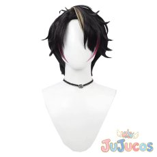 画像2: VTuber　Shu Yamino(闇ノシュウ)　短髪　コスプレウィッグ　バーチャルYouTuber　コスプレ鬘　JUJUcosplay (2)