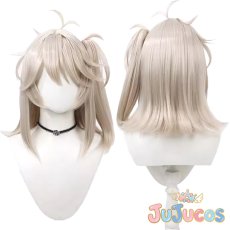 画像1: VOICEVOX　春日部つむぎ　コスプレウィッグ　VOICEROID　コスプレ鬘　JUJUcosplay (1)