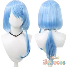 画像1: Vtuber　星街すいせい　東洋風スーツ衣装　コスプレウィッグ　バーチャルYouTuber　コスプレ鬘　JUJUcosplay (1)