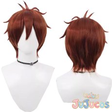 画像1: 小野木海斗　コスプレウィッグ　ツルネ-風舞高校弓道部-　コスプレ鬘　JUJUcosplay (1)