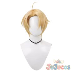 画像2: アメリカ　アルフレッド・F・ジョーンズ　コスプレウィッグ　Axis Powers ヘタリア　コスプレ鬘　JUJUcosplay (2)