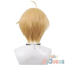 画像3: アメリカ　アルフレッド・F・ジョーンズ　コスプレウィッグ　Axis Powers ヘタリア　コスプレ鬘　JUJUcosplay (3)