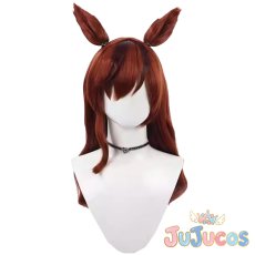 画像2: ナイスネイチャ　ネガイノカサネ　正月衣装　コスプレウィッグ　ウマ娘プリティーダービー　コスプレ鬘　JUJUcosplay (2)