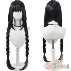 画像1: 暁美ほむら　三つ編み　コスプレウィッグ　魔法少女まどか☆マギカ　コスプレ鬘　JUJUcosplay (1)