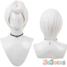 画像1: ロージー　コスプレウィッグ　ハズビン・ホテル（Hazbin Hotel）　コスプレ鬘　JUJUcosplay (1)