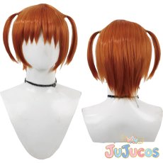 画像1: 高町なのは　コスプレウィッグ　魔法少女リリカルなのは　コスプレ鬘　JUJUcosplay (1)