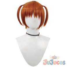 画像2: 高町なのは　コスプレウィッグ　魔法少女リリカルなのは　コスプレ鬘　JUJUcosplay (2)