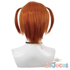 画像3: 高町なのは　コスプレウィッグ　魔法少女リリカルなのは　コスプレ鬘　JUJUcosplay (3)