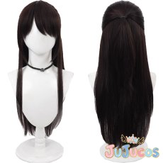 画像1: 放課後スイーツ部　栗村アイリ　コスプレウィッグ　ブルーアーカイブ　コスプレ鬘　JUJUcosplay (1)