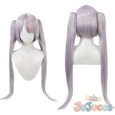 画像1: VTuber　VSPO！　ぶいすぽっ！　兎咲ミミ　天使界隈ファッション　コスプレウィッグ　バーチャルYouTuber　コスプレ鬘　JUJUcosplay (1)