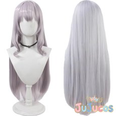 画像1: VTuber　白銀ノエル　シスター　コスプレウィッグ　バーチャルYouTuber　コスプレ鬘　JUJUcosplay (1)