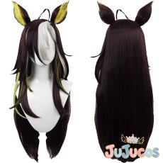 画像1: ドリームジャーニー　コスプレウィッグ　ウマ娘プリティーダービー　コスプレ鬘　JUJUcosplay (1)