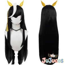 画像1: カルストンライトオ　コスプレウィッグ　ウマ娘プリティーダービー　コスプレ鬘　JUJUcosplay (1)