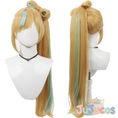 画像1: VTuber　立伝都々　コスプレウィッグ　バーチャルYouTuber　コスプレ鬘　JUJUcosplay (1)