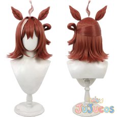 画像1: ラインクラフト　コスプレウィッグ　ウマ娘プリティーダービー　コスプレ鬘　JUJUcosplay (1)