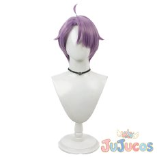 画像2: 藤　コスプレウィッグ　合コンに行ったら女がいなかった話　コスプレ鬘　JUJUcosplay (2)