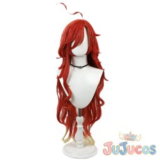 画像2: マーヴィカ　コスプレウィッグ　原神(げんしん)　コスプレ鬘　JUJUcosplay (2)