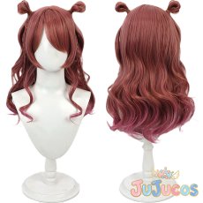 画像1: 花海咲季　Fighting My Way　コスプレウィッグ　学園アイドルマスター　コスプレ鬘　JUJUcosplay (1)