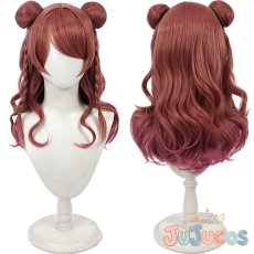 画像1: 花海咲季　Fighting My Way　コスプレウィッグ　学園アイドルマスター　コスプレ鬘　JUJUcosplay (1)