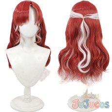 画像1: Vtuber　早乙女ベリー　コスプレウィッグ　バーチャルYouTuber　コスプレ鬘　JUJUcosplay (1)