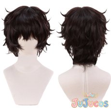 画像1: 太宰治　コスプレウィッグ　文豪ストレイドッグス　コスプレ鬘　JUJUcosplay (1)