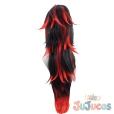 画像3: 黒死牟　コスプレウィッグ　鬼滅の刃　コスプレ鬘　JUJUcosplay (3)